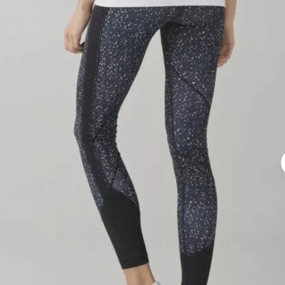 Lululemon Butterfly Texture Leggings Women's Size 4 Workout Activewear